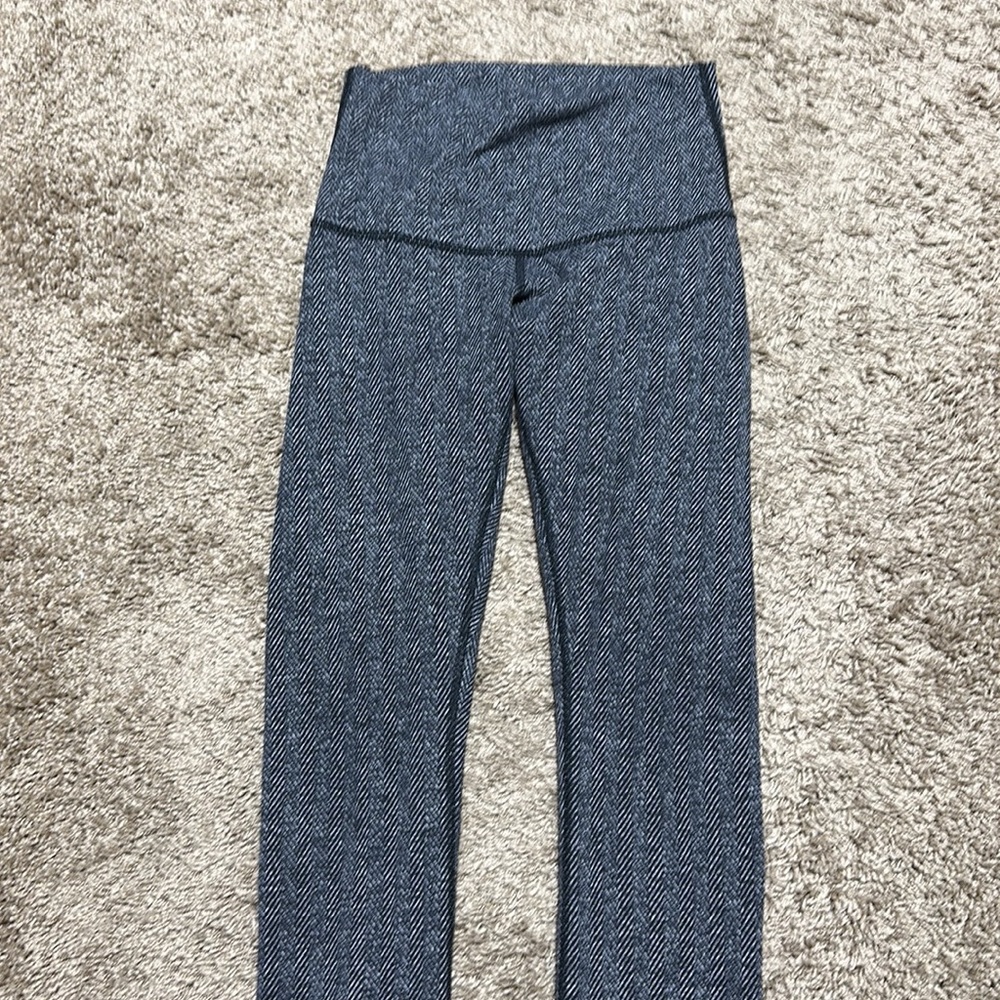 Lululemon herringbone high waisted wunder under - Picture 2 of 7